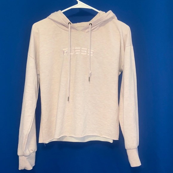 Guess Tops | Small Light Pink Guess Hoodie | Color: Pink | Size: S | Katiebauch's Closet